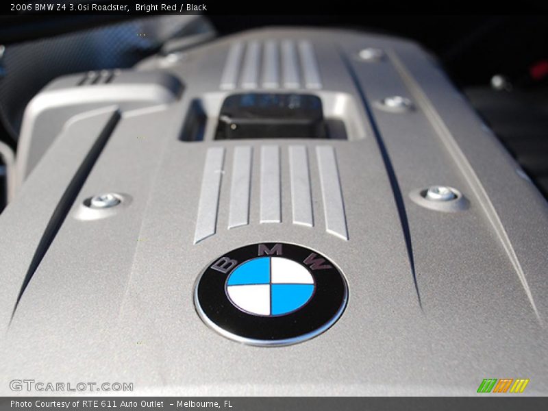 Bright Red / Black 2006 BMW Z4 3.0si Roadster