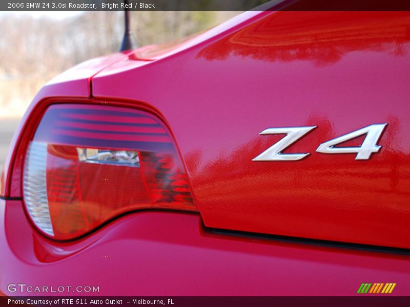Bright Red / Black 2006 BMW Z4 3.0si Roadster