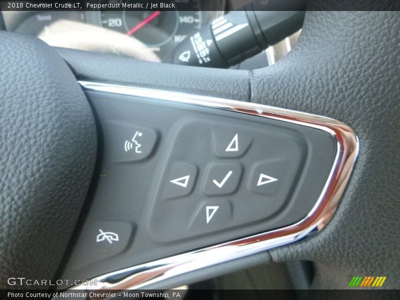 Pepperdust Metallic / Jet Black 2018 Chevrolet Cruze LT