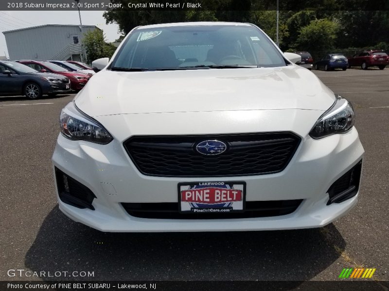 Crystal White Pearl / Black 2018 Subaru Impreza 2.0i Sport 5-Door