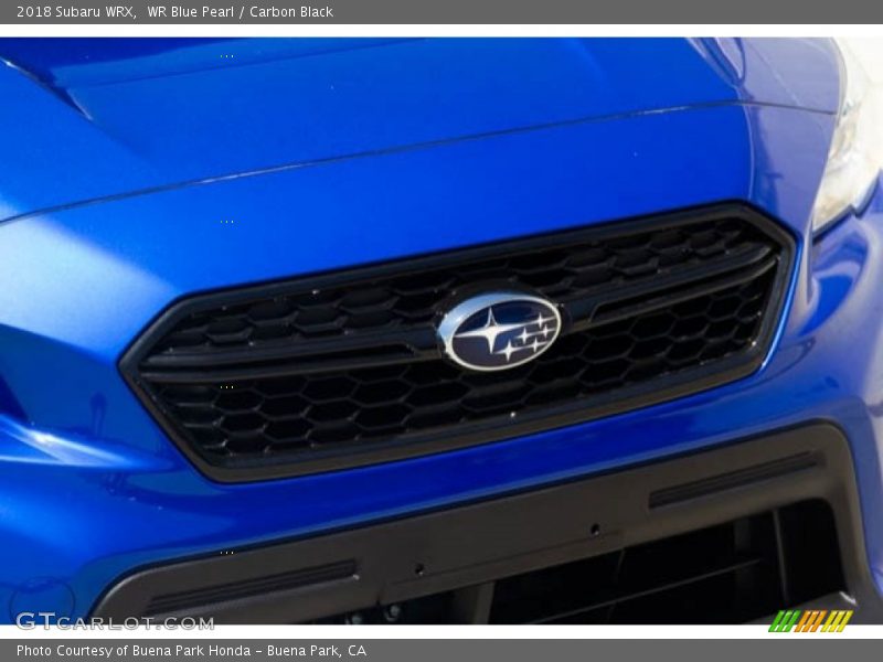 WR Blue Pearl / Carbon Black 2018 Subaru WRX