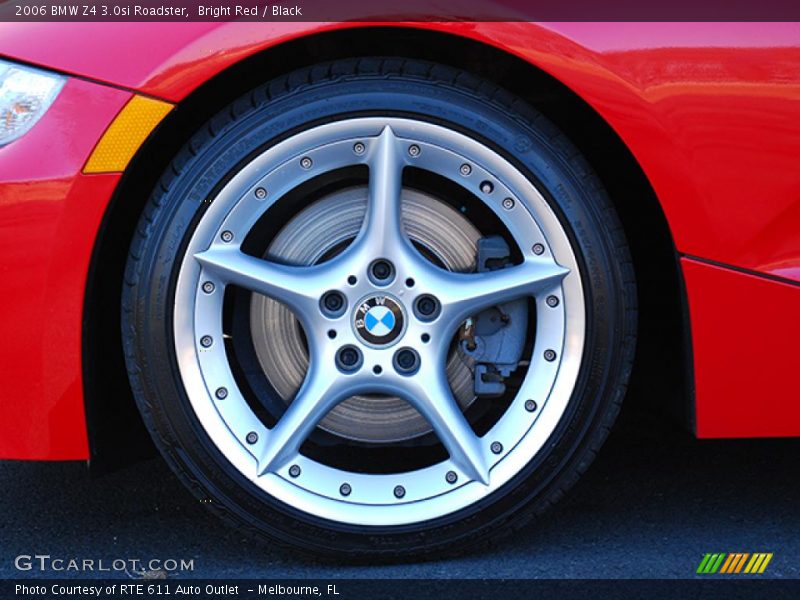 Bright Red / Black 2006 BMW Z4 3.0si Roadster