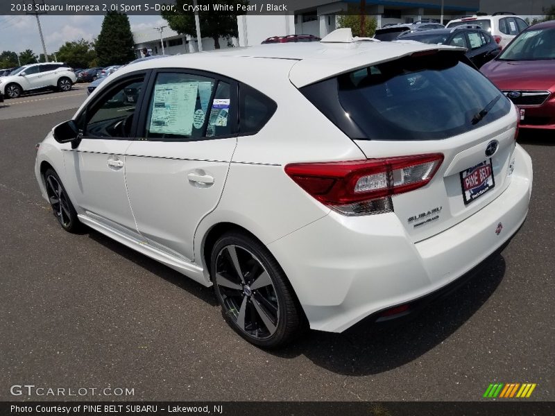 Crystal White Pearl / Black 2018 Subaru Impreza 2.0i Sport 5-Door