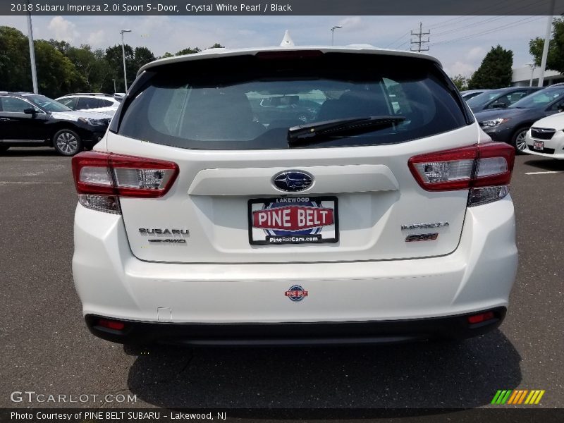 Crystal White Pearl / Black 2018 Subaru Impreza 2.0i Sport 5-Door