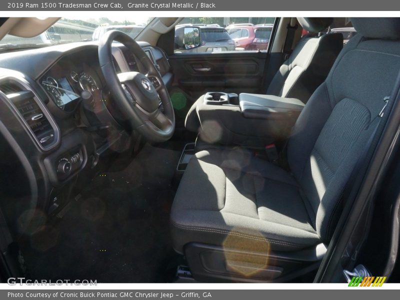 Granite Crystal Metallic / Black 2019 Ram 1500 Tradesman Crew Cab