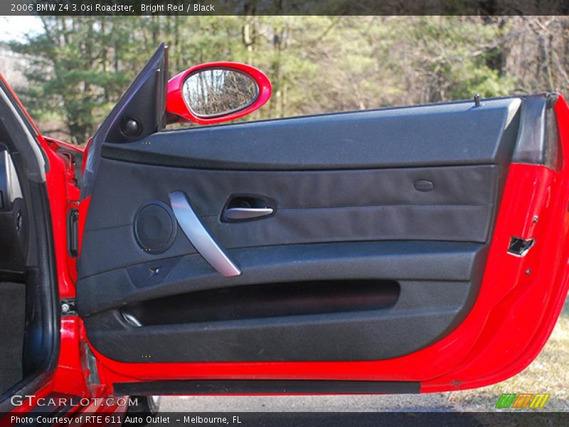 Bright Red / Black 2006 BMW Z4 3.0si Roadster
