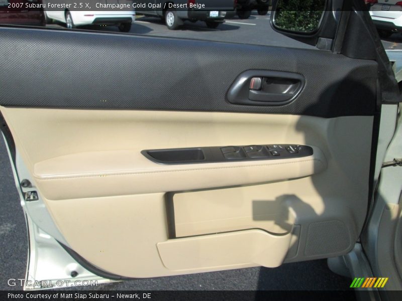 Champagne Gold Opal / Desert Beige 2007 Subaru Forester 2.5 X