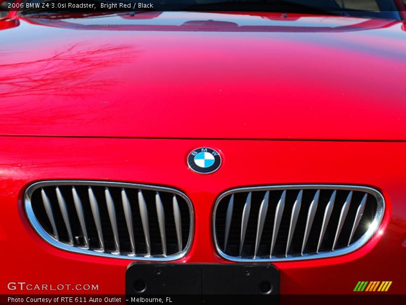 Bright Red / Black 2006 BMW Z4 3.0si Roadster