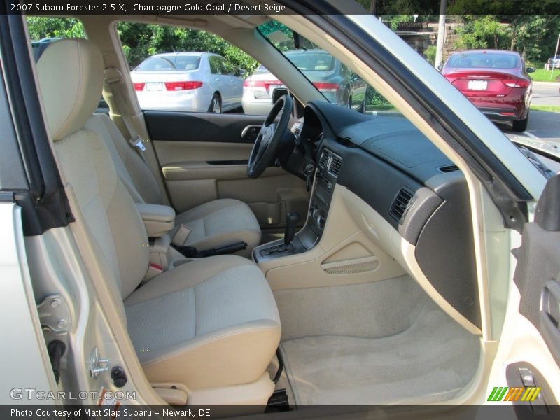 Champagne Gold Opal / Desert Beige 2007 Subaru Forester 2.5 X