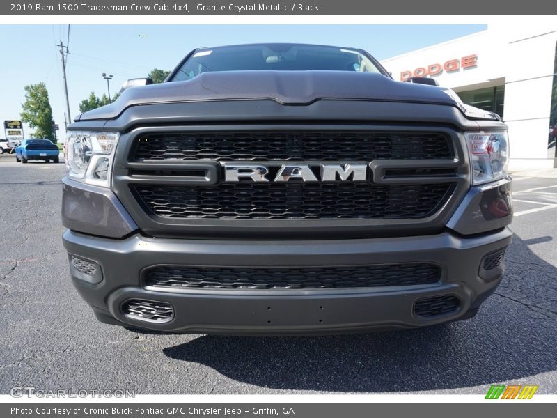 Granite Crystal Metallic / Black 2019 Ram 1500 Tradesman Crew Cab 4x4