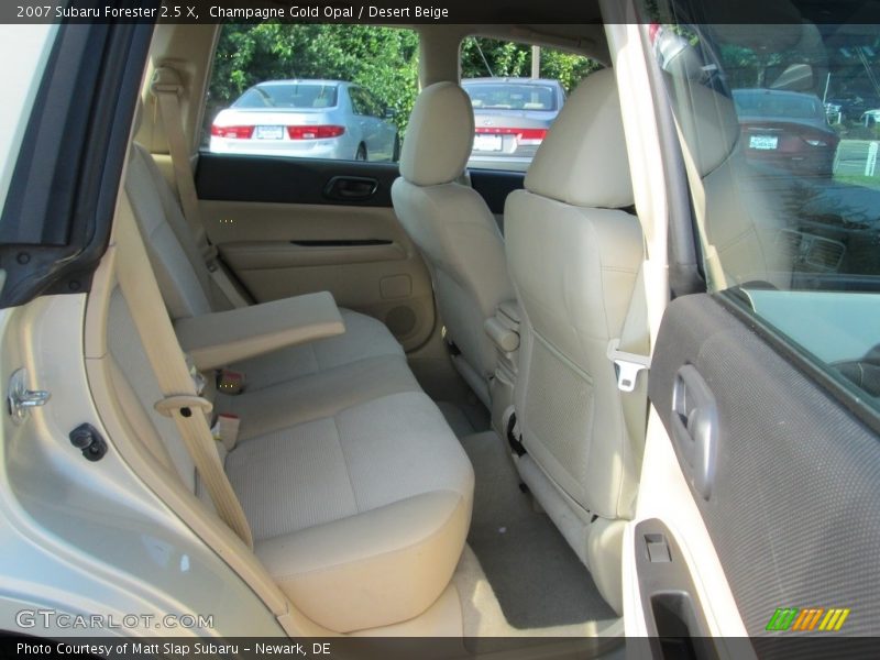 Champagne Gold Opal / Desert Beige 2007 Subaru Forester 2.5 X