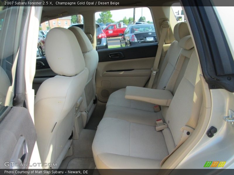 Champagne Gold Opal / Desert Beige 2007 Subaru Forester 2.5 X