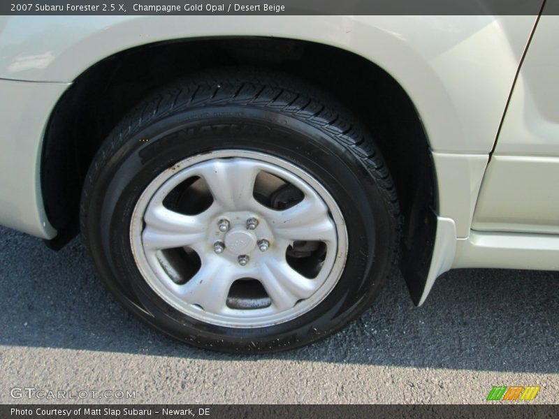 Champagne Gold Opal / Desert Beige 2007 Subaru Forester 2.5 X