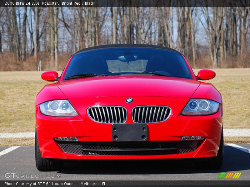 Bright Red / Black 2006 BMW Z4 3.0si Roadster