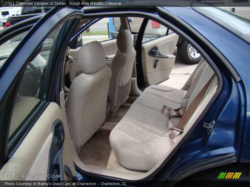 Indigo Blue Metallic / Neutral 2001 Chevrolet Cavalier LS Sedan