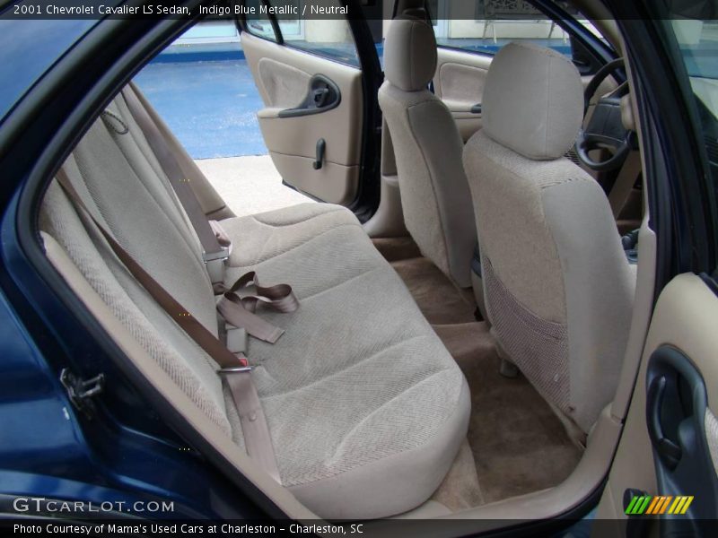 Indigo Blue Metallic / Neutral 2001 Chevrolet Cavalier LS Sedan