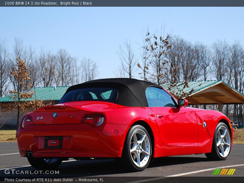 Bright Red / Black 2006 BMW Z4 3.0si Roadster