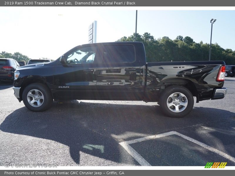 Diamond Black Crystal Pearl / Black 2019 Ram 1500 Tradesman Crew Cab