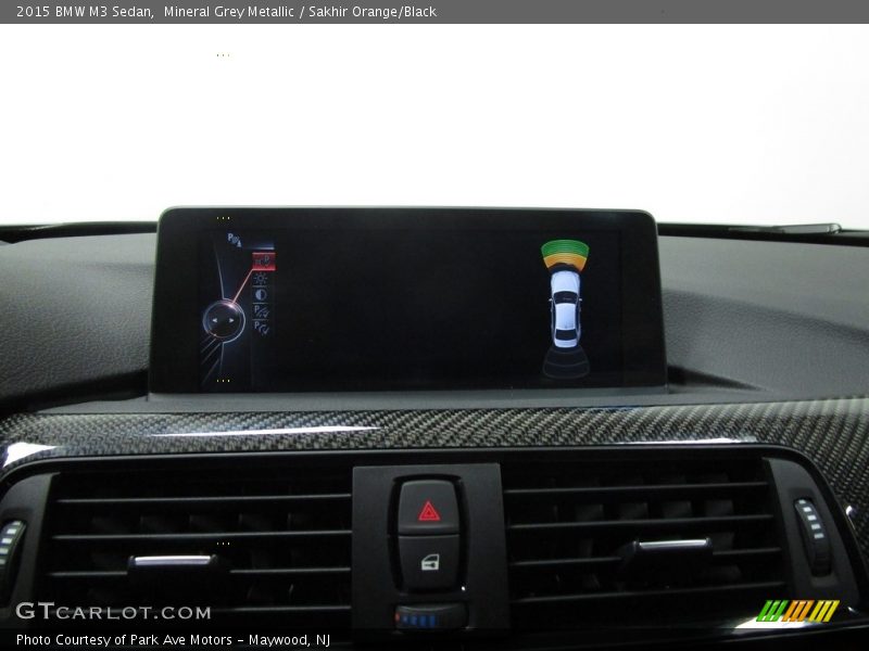 Mineral Grey Metallic / Sakhir Orange/Black 2015 BMW M3 Sedan