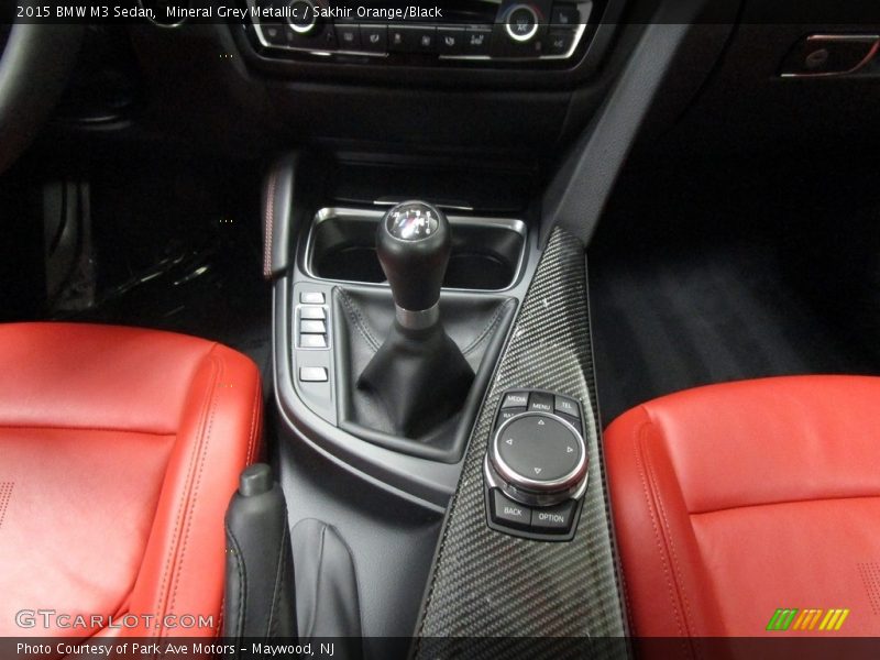 Mineral Grey Metallic / Sakhir Orange/Black 2015 BMW M3 Sedan