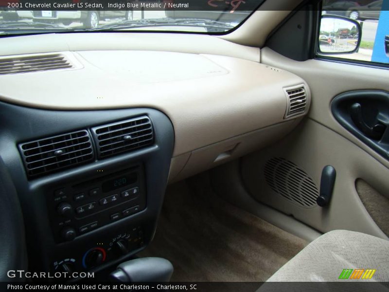 Indigo Blue Metallic / Neutral 2001 Chevrolet Cavalier LS Sedan