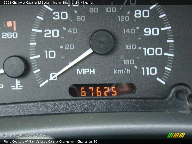 Indigo Blue Metallic / Neutral 2001 Chevrolet Cavalier LS Sedan