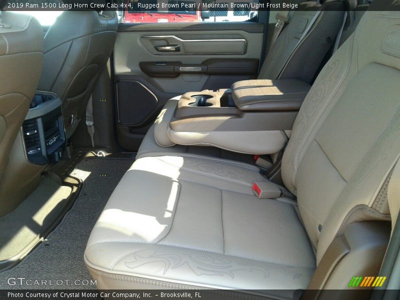 Rugged Brown Pearl / Mountain Brown/Light Frost Beige 2019 Ram 1500 Long Horn Crew Cab 4x4