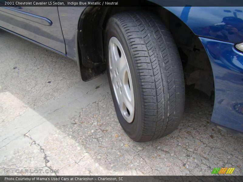 Indigo Blue Metallic / Neutral 2001 Chevrolet Cavalier LS Sedan