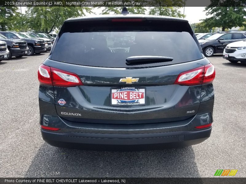 Nightfall Gray Metallic / Medium Ash Gray 2019 Chevrolet Equinox LS AWD