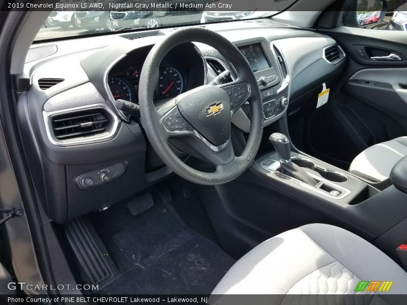 Nightfall Gray Metallic / Medium Ash Gray 2019 Chevrolet Equinox LS AWD
