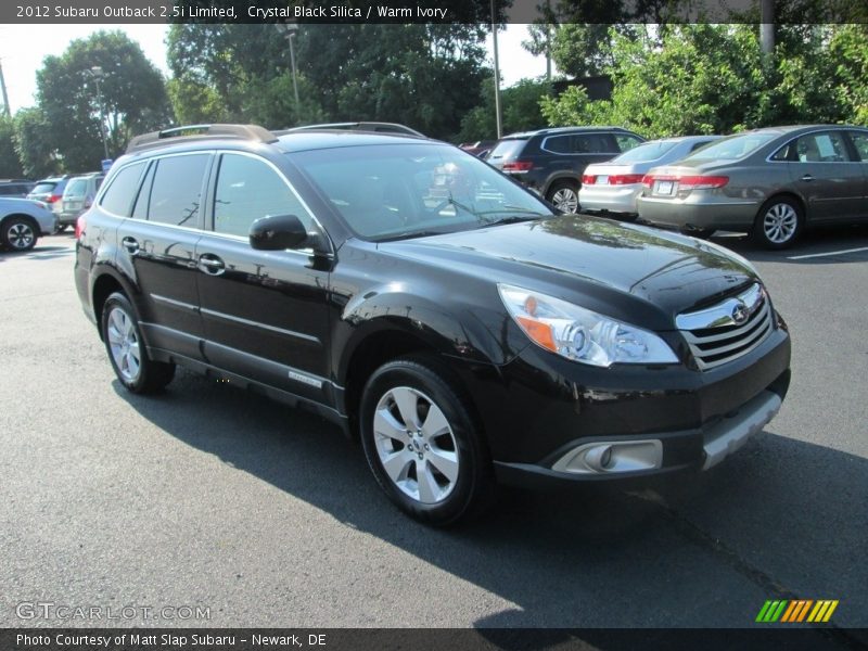 Crystal Black Silica / Warm Ivory 2012 Subaru Outback 2.5i Limited