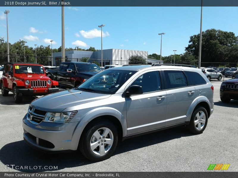 Billet / Black 2018 Dodge Journey SE