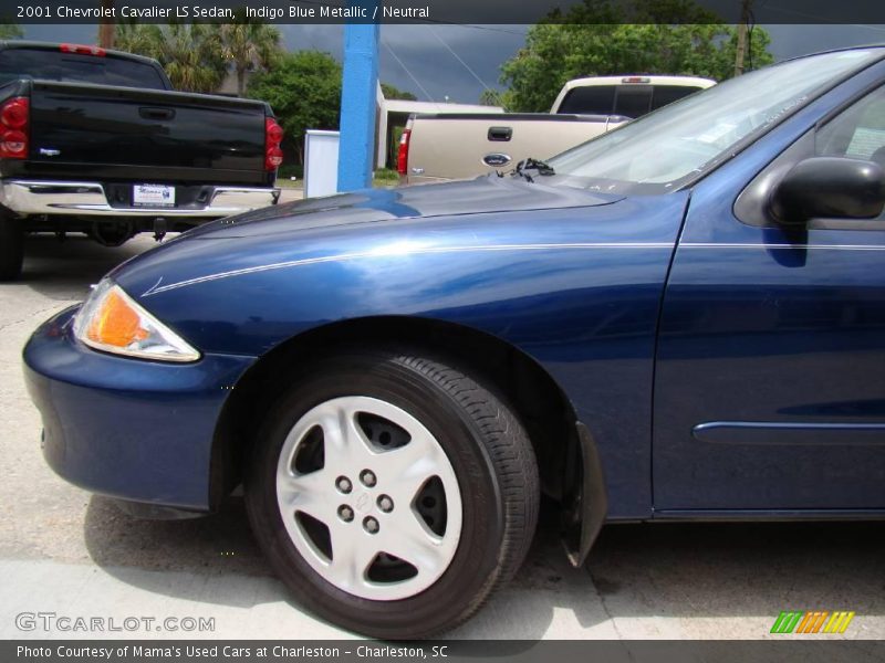 Indigo Blue Metallic / Neutral 2001 Chevrolet Cavalier LS Sedan