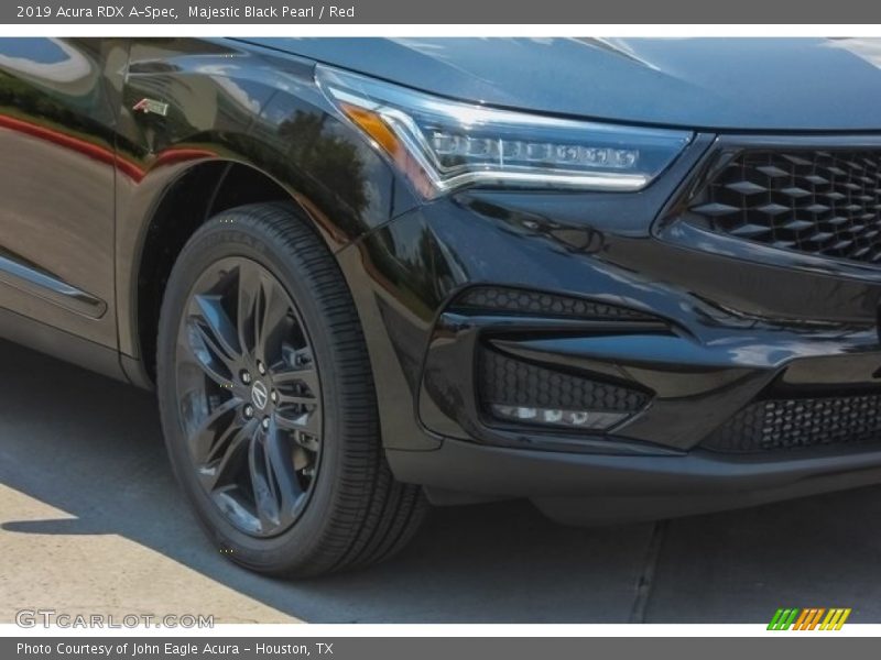 Majestic Black Pearl / Red 2019 Acura RDX A-Spec