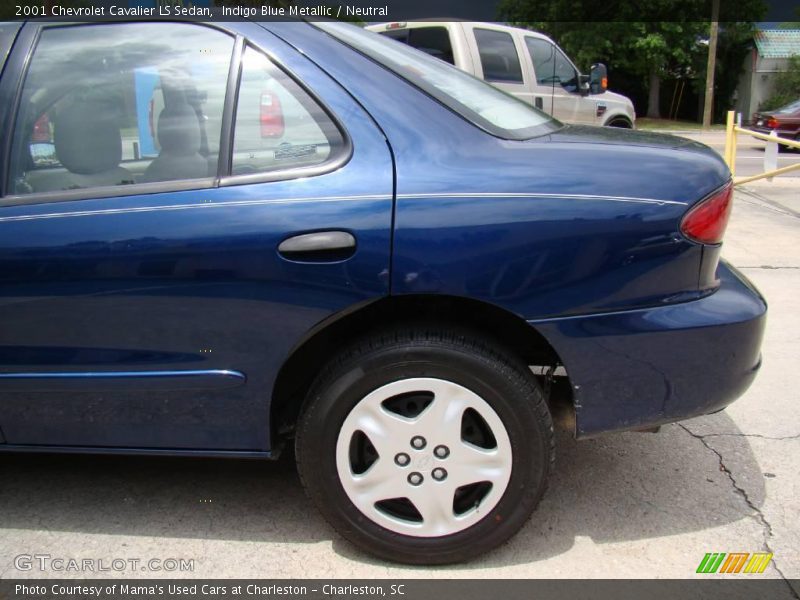 Indigo Blue Metallic / Neutral 2001 Chevrolet Cavalier LS Sedan
