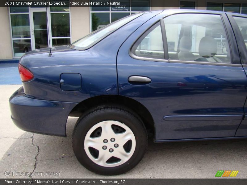 Indigo Blue Metallic / Neutral 2001 Chevrolet Cavalier LS Sedan