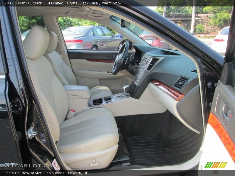 Crystal Black Silica / Warm Ivory 2012 Subaru Outback 2.5i Limited