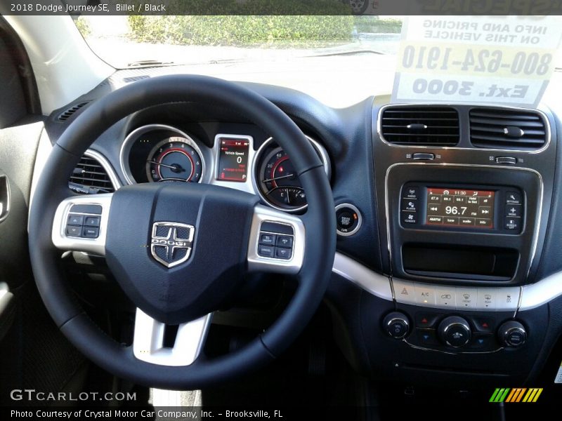Billet / Black 2018 Dodge Journey SE