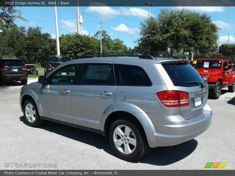 Billet / Black 2018 Dodge Journey SE