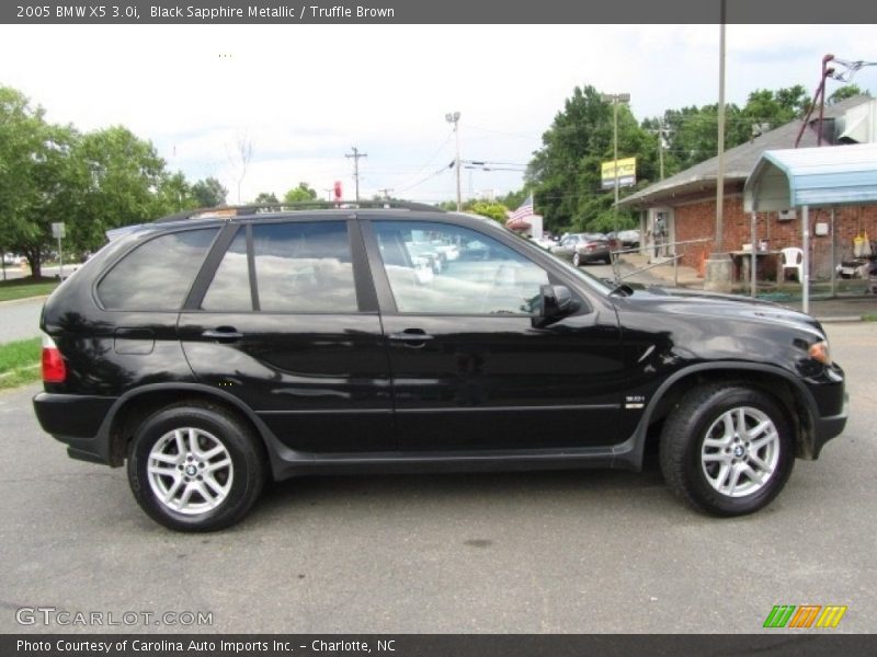 Black Sapphire Metallic / Truffle Brown 2005 BMW X5 3.0i
