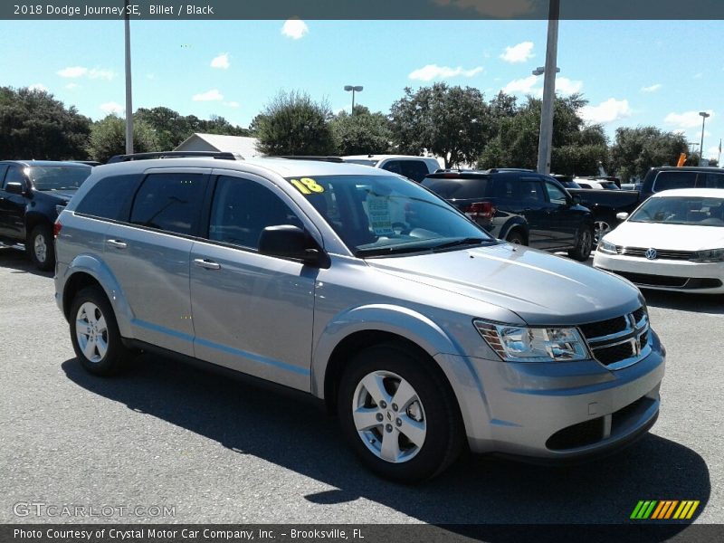 Billet / Black 2018 Dodge Journey SE