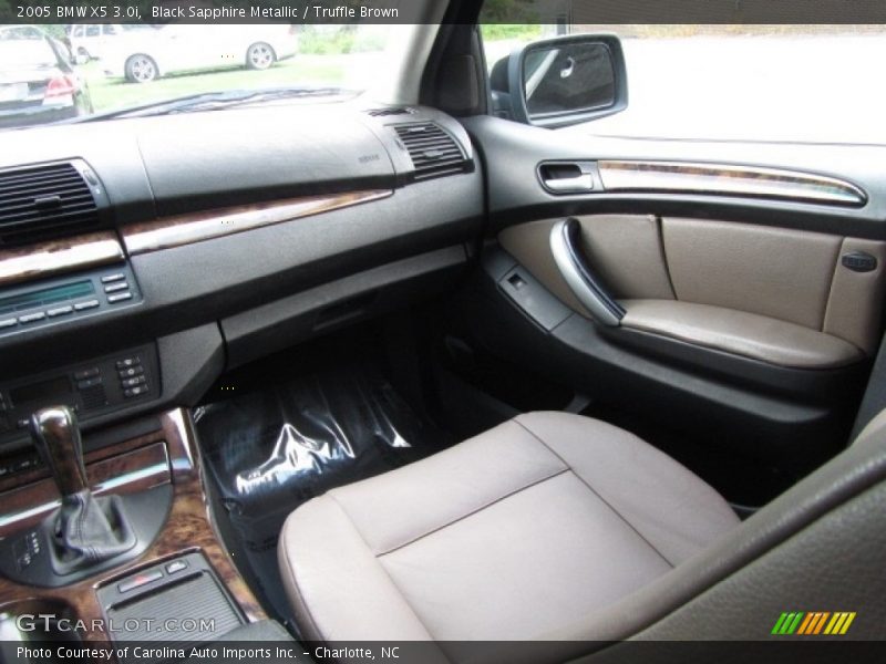 Black Sapphire Metallic / Truffle Brown 2005 BMW X5 3.0i