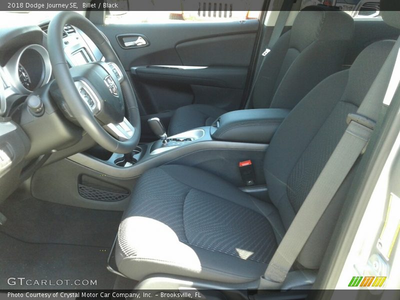 Billet / Black 2018 Dodge Journey SE