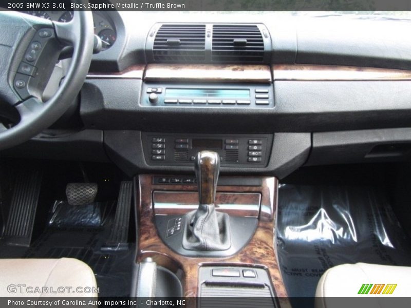 Black Sapphire Metallic / Truffle Brown 2005 BMW X5 3.0i