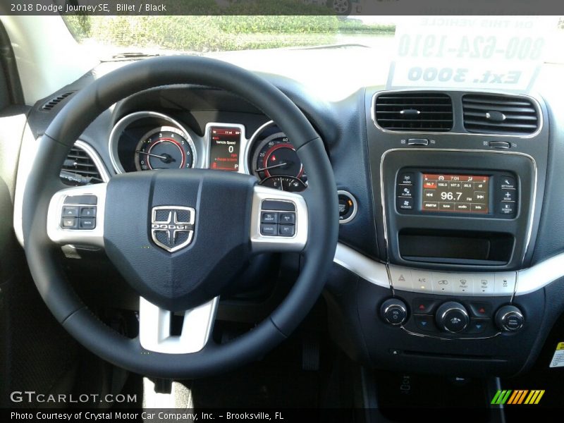 Billet / Black 2018 Dodge Journey SE