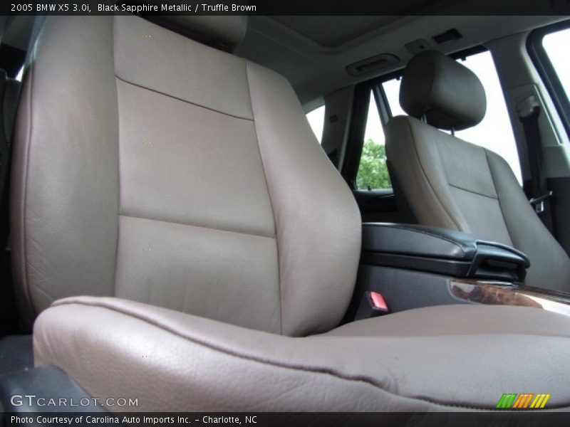 Black Sapphire Metallic / Truffle Brown 2005 BMW X5 3.0i
