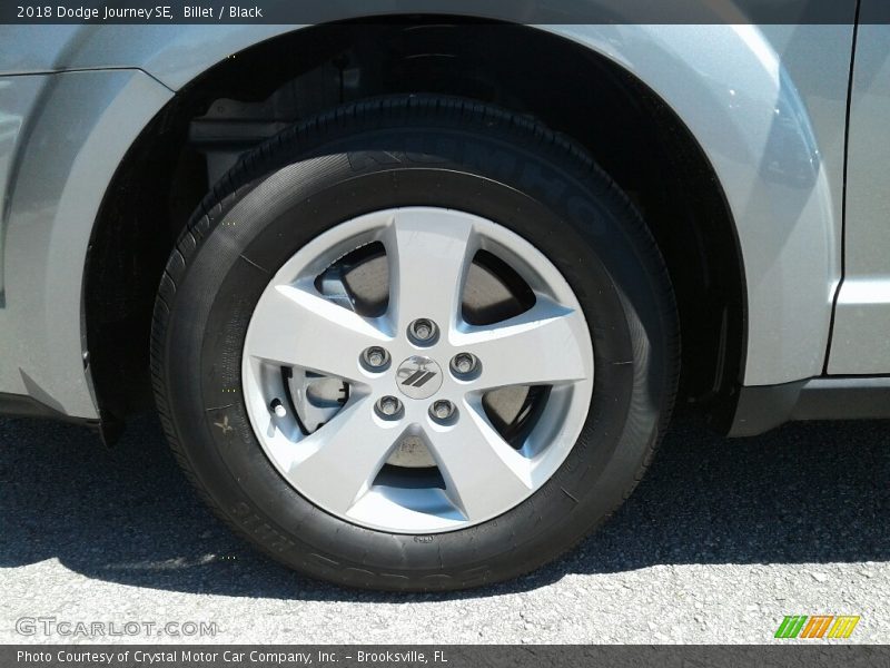 Billet / Black 2018 Dodge Journey SE