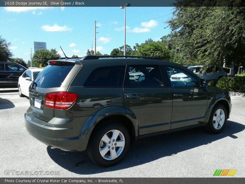 Olive Green / Black 2018 Dodge Journey SE
