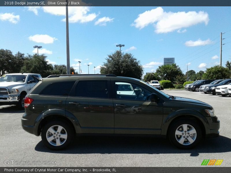 Olive Green / Black 2018 Dodge Journey SE