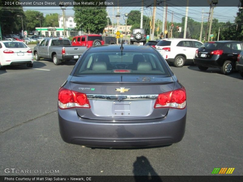 Atlantis Blue Metallic / Jet Black 2014 Chevrolet Cruze Diesel